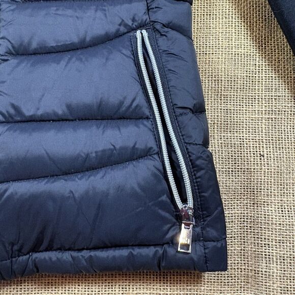 Tommy Hilfiger Natural Down Packable Puffer Jacket Full Zip Fleece Sleeves XS - Picture 5 of 8